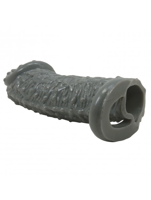 Серая насадка-удлинитель Fogg - 13 см. - Baile - в Самаре купить с доставкой