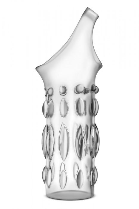 Прозрачная насадка на пенис Stretchy Studded Penis Sleeve Ring - Blush Novelties - в Самаре купить с доставкой