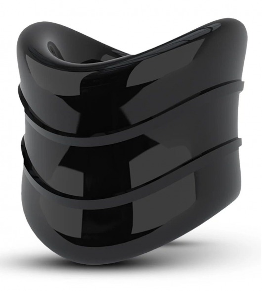 Черное эрекционное кольцо на мошонку Beef Ball Stretcher Snug X Long - Blush Novelties - в Самаре купить с доставкой