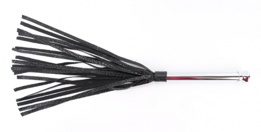 Плетка с металлической ручкой - 50 см. - БДСМ Арсенал - купить с доставкой в Самаре