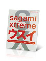 Ультратонкий презерватив Sagami Xtreme SUPERTHIN - 1 шт. - Sagami - купить с доставкой в Самаре