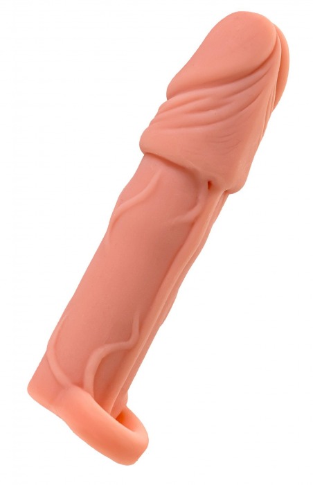 Телесная удлиняющая насадка с подхватом - 16 см. - ToyFa - в Самаре купить с доставкой