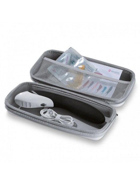 Вибратор с электростимуляцией Sizzling Simon Black Edition - 27 см. - MyStim - купить с доставкой в Самаре