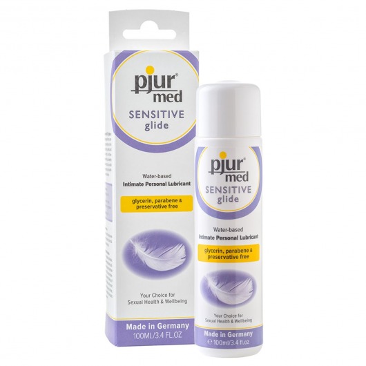 Лубрикант для чувствительной кожи pjur MED Sensitive glide - 100 мл. - Pjur - купить с доставкой в Самаре