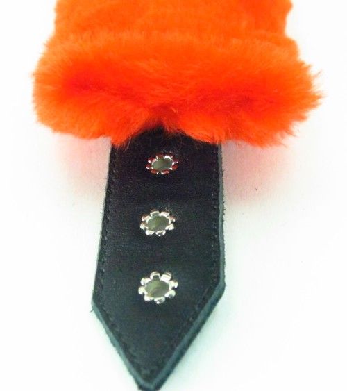 Красные наручники с мехом BDSM Light - БДСМ Арсенал - купить с доставкой в Самаре