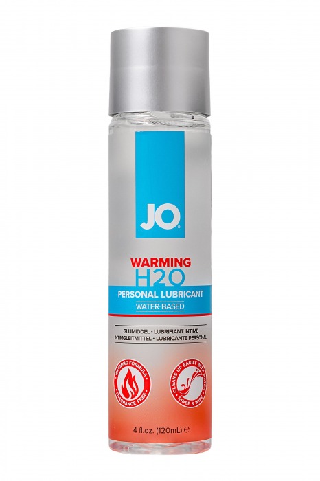 Возбуждающий лубрикант на водной основе JO Personal Lubricant H2O Warming - 120 мл. - System JO - купить с доставкой в Самаре