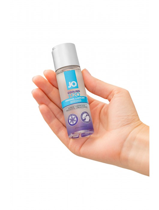 Охлаждающий лубрикант на водной основе JO Personal Lubricant H2O COOLING - 60 мл. - System JO - купить с доставкой в Самаре