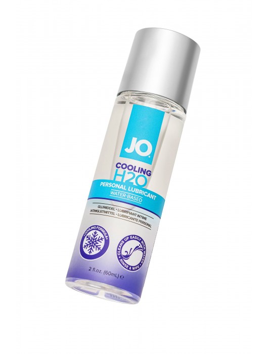 Охлаждающий лубрикант на водной основе JO Personal Lubricant H2O COOLING - 60 мл. - System JO - купить с доставкой в Самаре