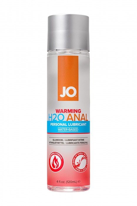 Анальный согревающий лубрикант на водной основе JO Anal H2O Warming - 120 мл. - System JO - купить с доставкой в Самаре