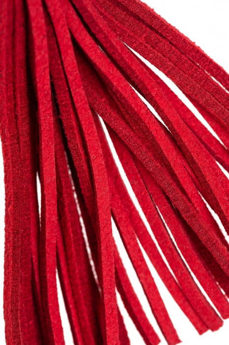 Зажимы на соски «Вилки» с красными кисточками из замши - Pecado - купить с доставкой в Самаре