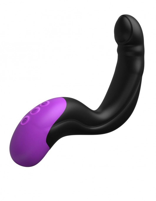 Черно-фиолетовый вибромассажёр простаты Hyper-Pulse P-Spot Massager - Pipedream - в Самаре купить с доставкой