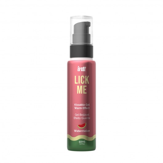 Гель Lick Me с согревающим эффектом и ароматом арбуза - 50 мл. - INTT - купить с доставкой в Самаре