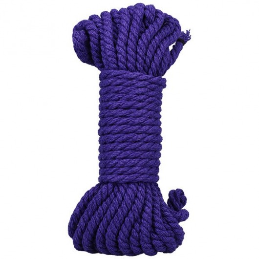 Фиолетовая верёвка для связывания и фиксации Bind Tie - 9,14 м. - Doc Johnson - купить с доставкой в Самаре