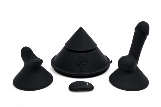 Конусный вибромассажер Cowgirl Cone с 2 насадками - CowGirl - купить с доставкой в Самаре