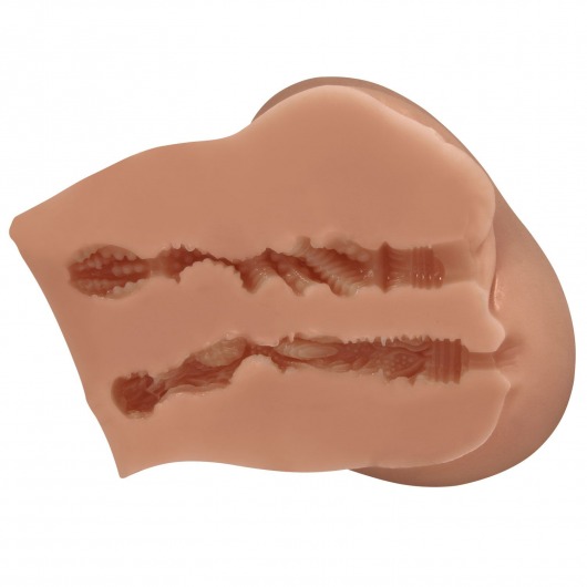 Карамельный мастурбатор-полуторс Luna с вибрацией - Baile - в Самаре купить с доставкой