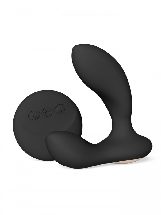 Черный вибромассажер простаты с пультом ДУ Hugo 2 Remote - Lelo - в Самаре купить с доставкой