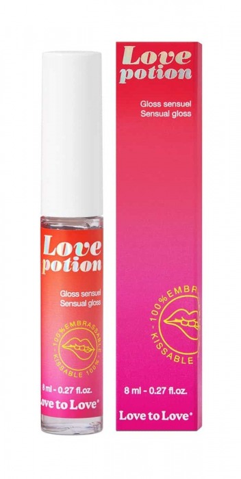 Возбуждающий блеск для губ Love Potion - 8 мл. - Love to Love - купить с доставкой в Самаре