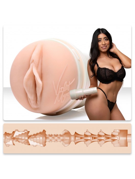 Мастурбатор-вагина Fleshlight Girls - Violet Myers Waifu - Fleshlight - в Самаре купить с доставкой