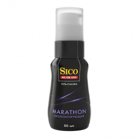 Пролонгирующая гель-смазка Sico Marathon - 50 мл. - Sico - купить с доставкой в Самаре