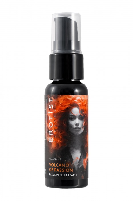 Гель с эффектом вибрации Volcano Of Passion со вкусом персика и маракуйи - 25 мл. - Erotist Lubricants - купить с доставкой в Самаре