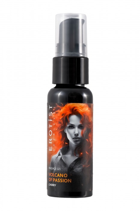 Гель с эффектом вибрации Volcano Of Passion со вкусом вишни - 25 мл. - Erotist Lubricants - купить с доставкой в Самаре
