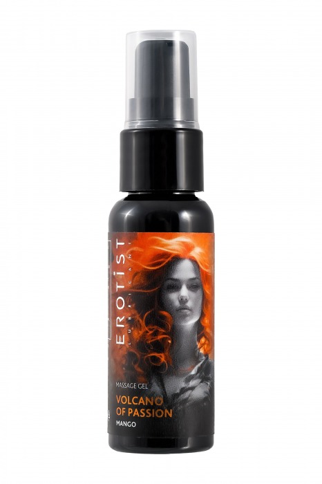 Гель с эффектом вибрации Volcano Of Passion со вкусом манго - 25 мл. - Erotist Lubricants - купить с доставкой в Самаре