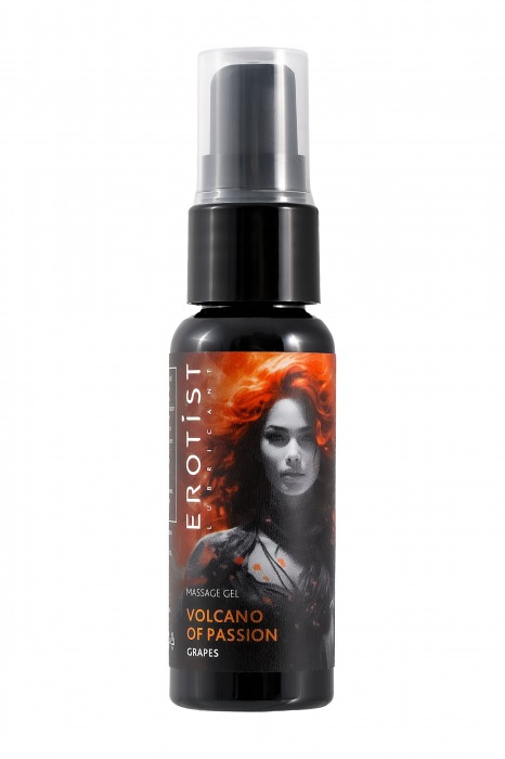 Гель с эффектом вибрации Volcano Of Passion со вкусом винограда - 25 мл. - Erotist Lubricants - купить с доставкой в Самаре