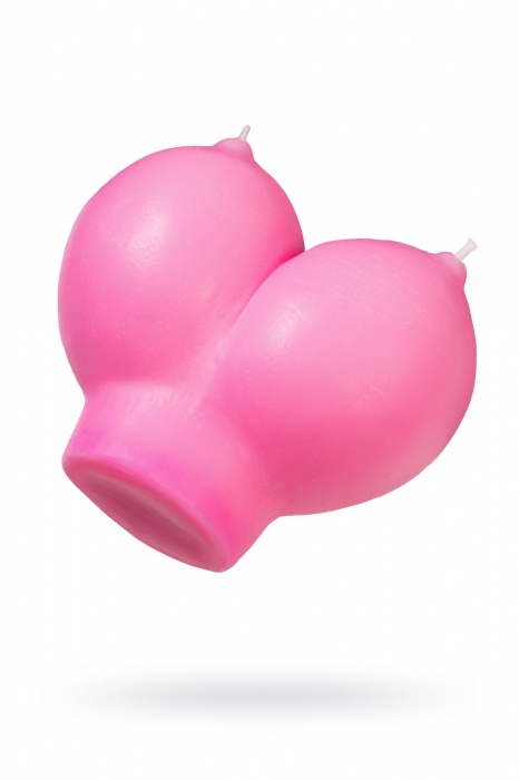 Розовая свеча «Сиськи» - 150 гр. - Pecado - купить с доставкой в Самаре