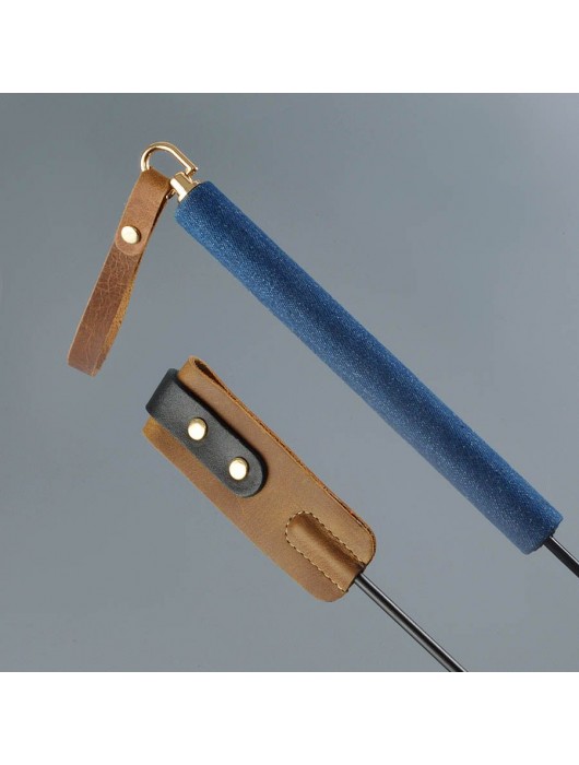 Стек «Дикий Запад» с джинсовой ручкой - 60 см. - Sitabella - купить с доставкой в Самаре