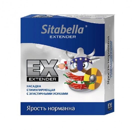 Стимулирующая насадка Sitabella Extender  Ярость норманна - Sitabella - купить с доставкой в Самаре