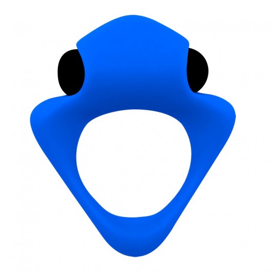 Синее эрекционное кольцо Wooomy Tribeс с вибрацией - Adrien Lastic - в Самаре купить с доставкой