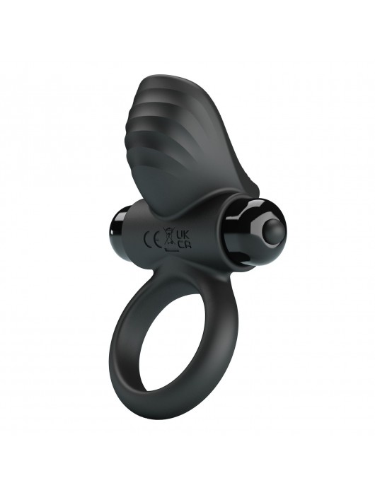 Черное эрекционное кольцо с вибрацией Adrien - Baile - в Самаре купить с доставкой