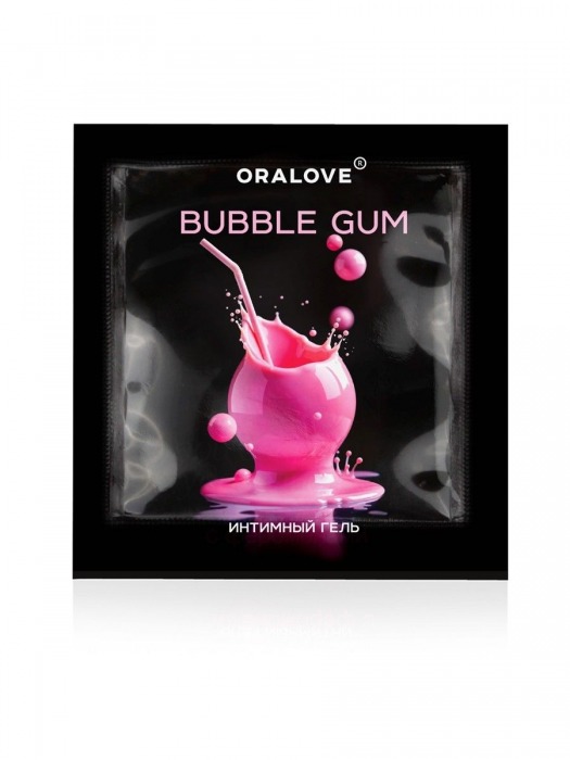 Саше съедобной оральной смазки OraLove с ароматом бабл-гам - 3 гр. - Биоритм - купить с доставкой в Самаре