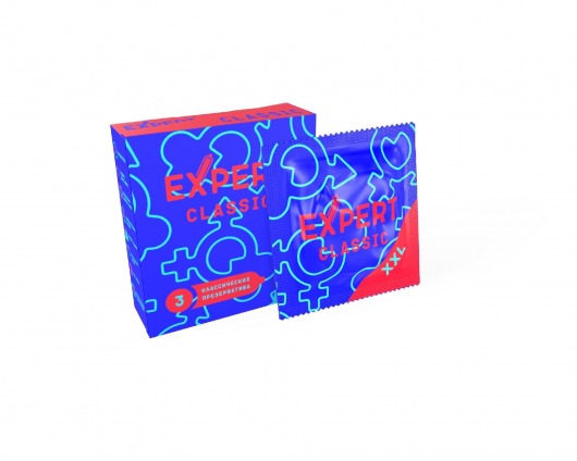 Презервативы увеличенного размера Expert Classic XXL - 3 шт. - Expert - купить с доставкой в Самаре