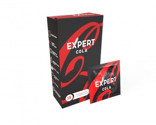 Презервативы с ароматом колы Expert Cola - 15 шт. - Expert - купить с доставкой в Самаре