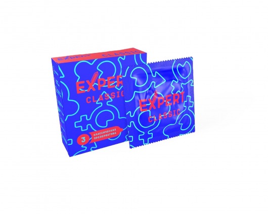 Классические презервативы Expert Classic - 3 шт. - Expert - купить с доставкой в Самаре