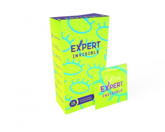 Ультратонкие презервативы Expert Invisible - 15 шт. - Expert - купить с доставкой в Самаре
