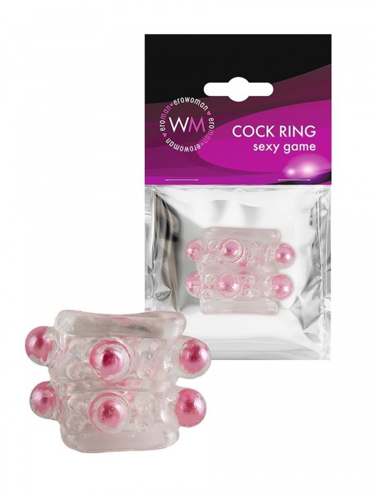 Прозрачная насадка на пенис с цветными шариками - Erowoman-Eroman - в Самаре купить с доставкой