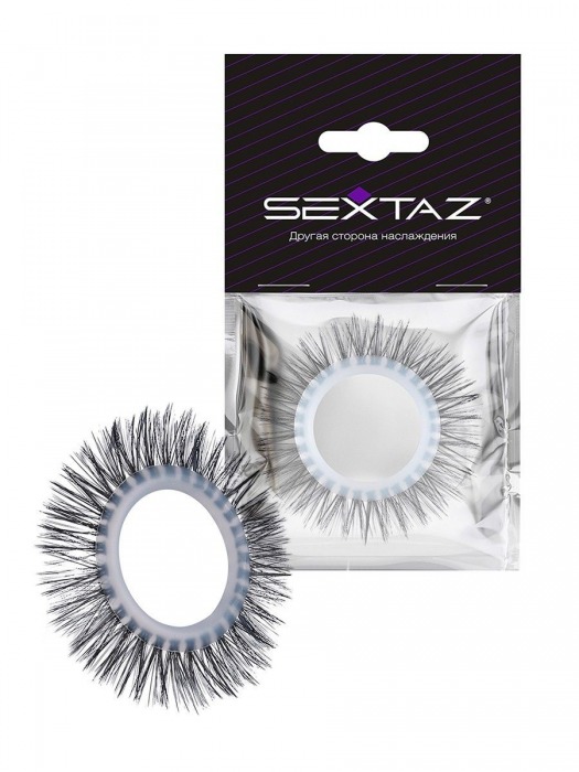 Круглое эрекционное кольцо с длинными «ресничками» - Sextaz - в Самаре купить с доставкой