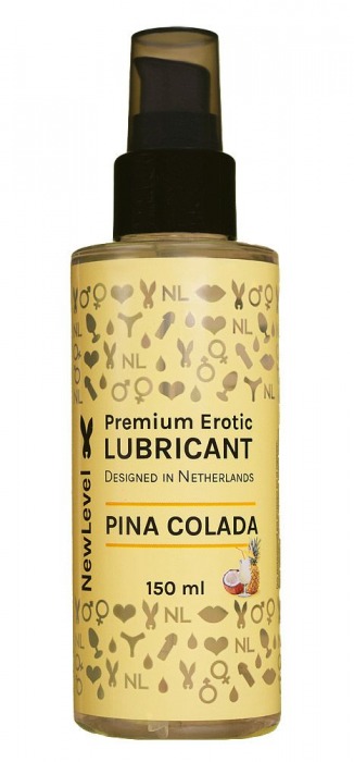 Ароматизированный лубрикант на водной основе NewLevel Pina Colada - 150 мл. - NewLevel - купить с доставкой в Самаре