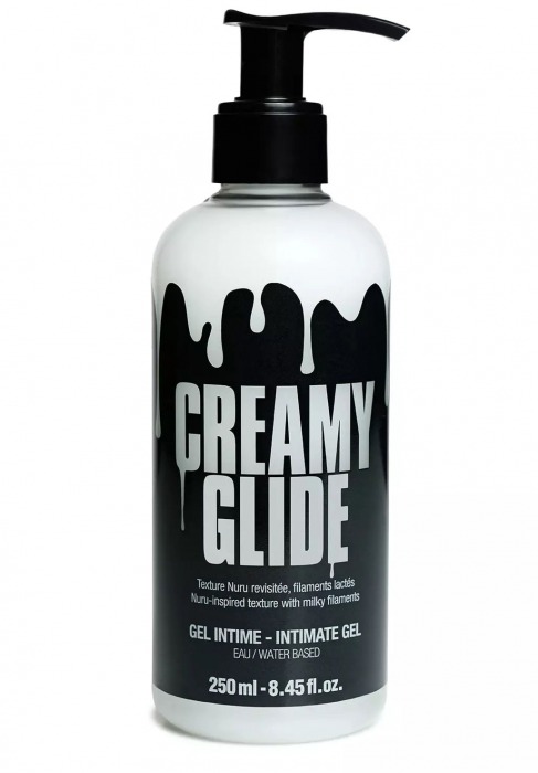 Лубрикант на водной основе Creamy Glide с консистенцией спермы - 250 мл. - Strap-on-me - купить с доставкой в Самаре