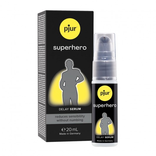Пролонгатор-сыворотка pjur Superhero Delay Serum - 20 мл. - Pjur - купить с доставкой в Самаре