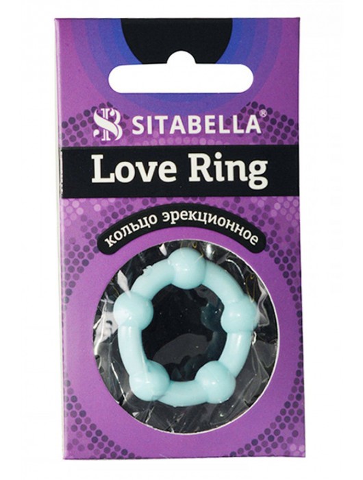 Цветное эрекционное кольцо Love Ring с бусинами - Sitabella - в Самаре купить с доставкой