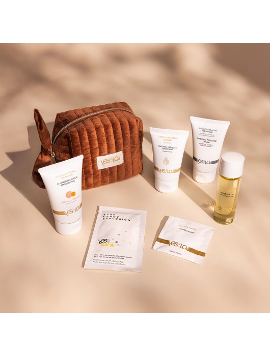 Набор YESforLOV La Trousse Enchantée в коричневой косметичке - YESforLOV - купить с доставкой в Самаре