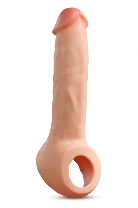 Телесная насадка-удлинитель Thrive 8.75 Inch Realistic Penis Extender Sleeve - 22,2 см. - Blush Novelties - в Самаре купить с доставкой