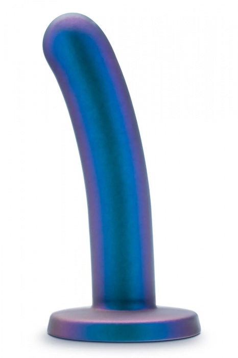 Синяя насадка с гладкой поверхностью Surrender 5.75 Inch Intermediate Pegging Dildo - 14,6 см. - Blush Novelties - купить с доставкой в Самаре