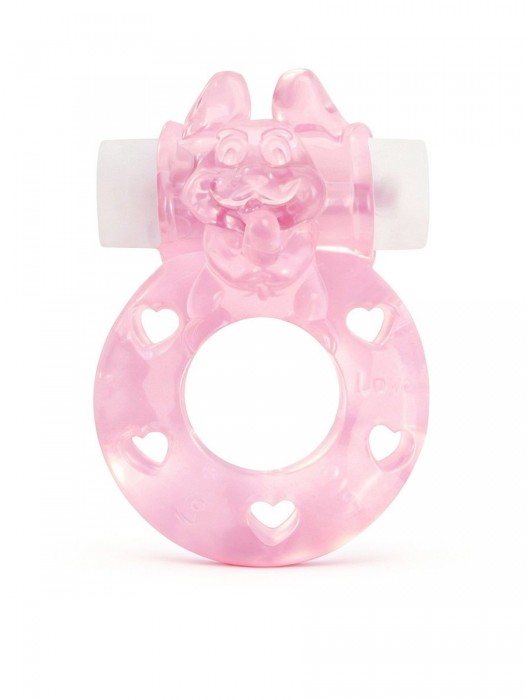 Розовое эрекционное виброкольцо в форме зайчика - 1137 - в Самаре купить с доставкой