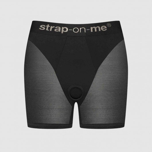 Трусики-шорты для фиксации насадок Strap-on-me Harness Lingerie Halo - size XL - Strap-on-me - купить с доставкой в Самаре