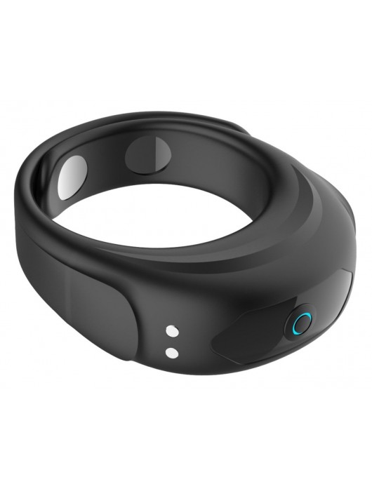 Черное эрекционное виброкольцо на ремешках - Boys of Toys - в Самаре купить с доставкой