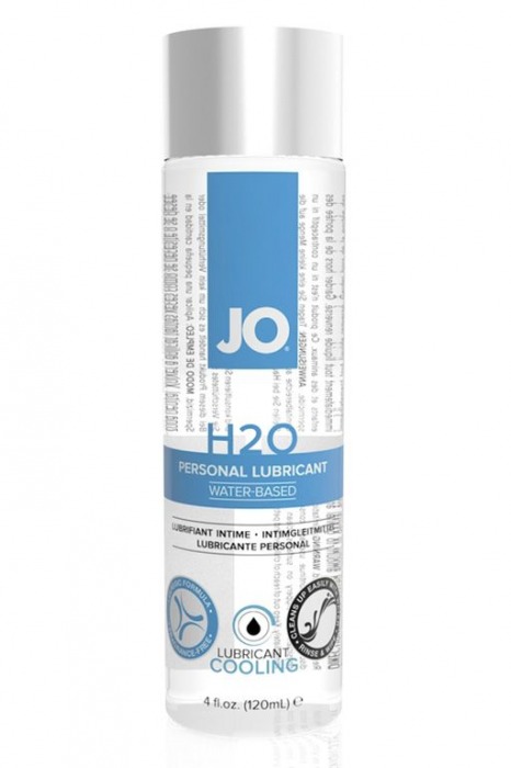 Охлаждающий лубрикант на водной основе JO Personal Lubricant H2O COOLING - 120 мл. - System JO - купить с доставкой в Самаре